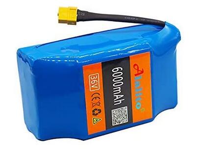 Alatilo 100% New 36V 6.0ah Lithium Battery