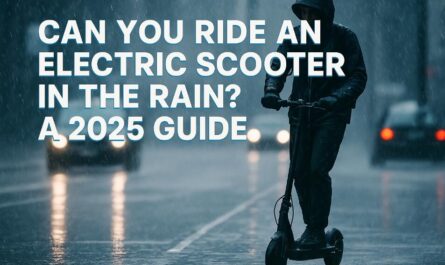 Ride an Electric Scooter in the Rain