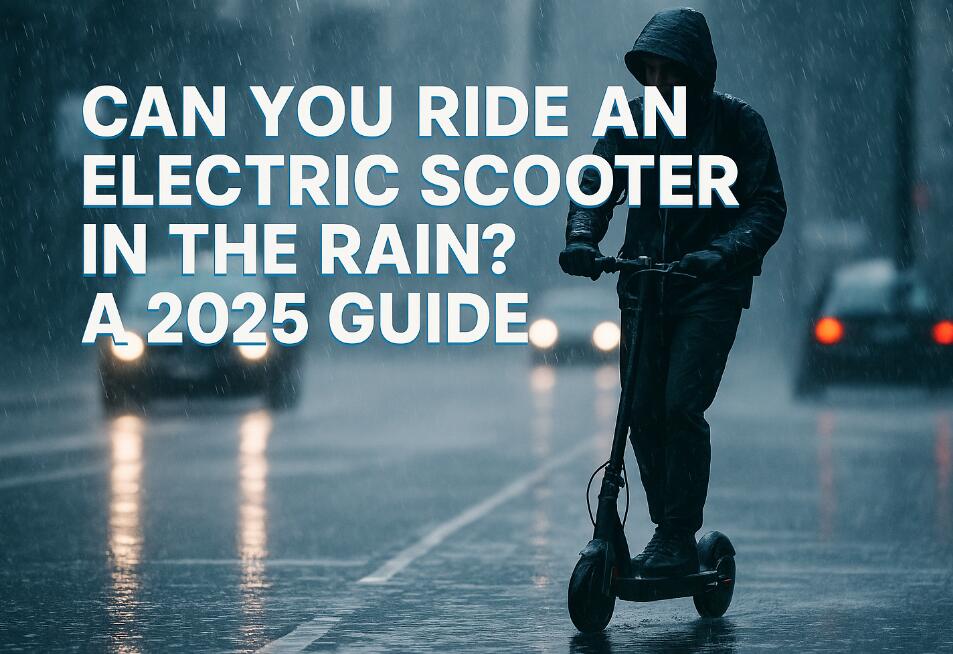 Ride an Electric Scooter in the Rain